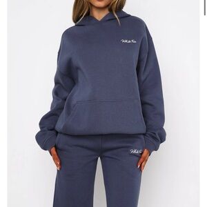 WHITE FOX Women's Blue Hoodie